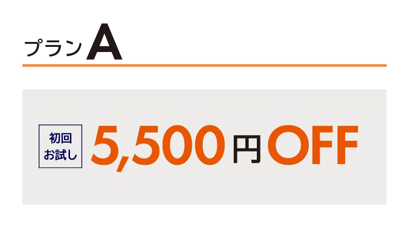 初回お試し5,500円OFF